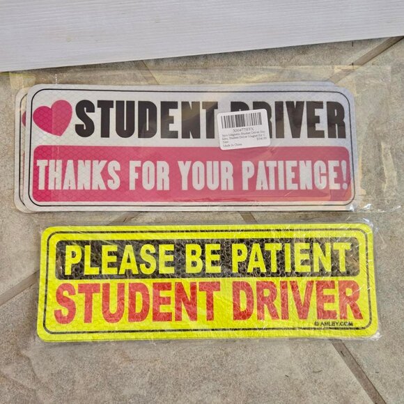 NEW Student Driver Magnet Sign (4 total) - Picture 11 of 12